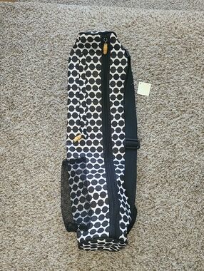 Black & White Dot Yoga Mat Bag